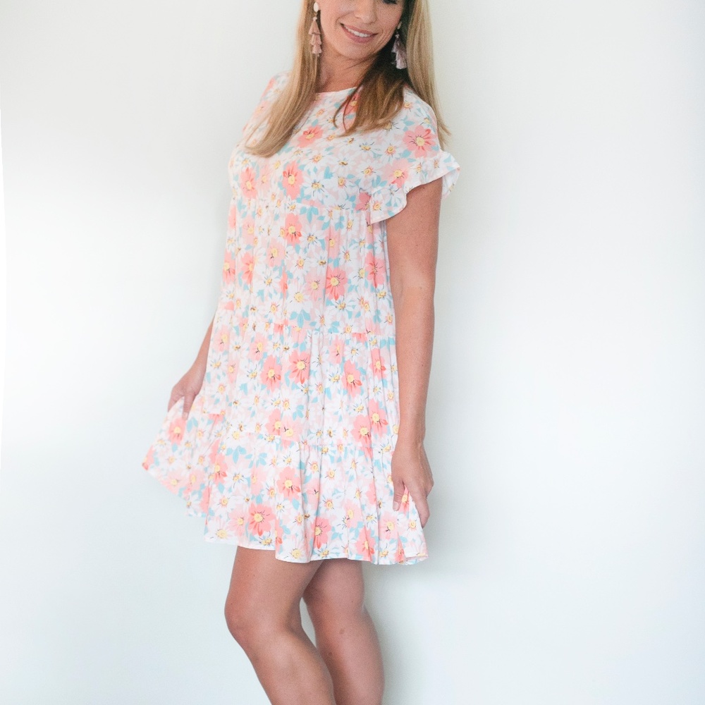 Floral babydoll dress